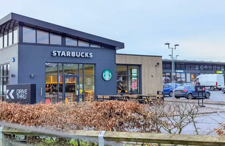 Starbucks in Clitheroe, Lancashire