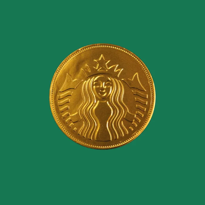 Starbucks Starbucks Milk Chocolate Gold Coin price