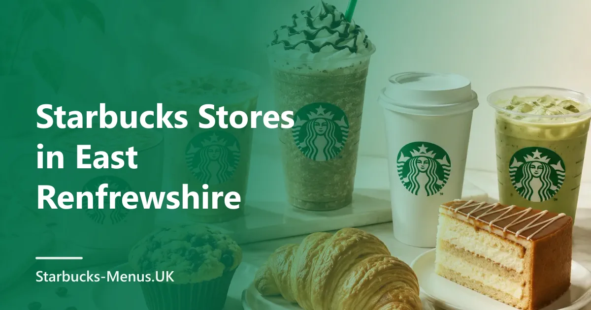 Starbucks Stores in East Renfrewshire