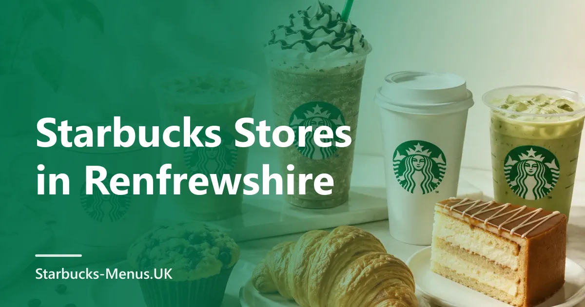 Starbucks Stores in Renfrewshire