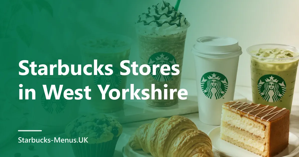Starbucks Stores in West Yorkshire